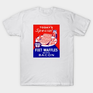 Vintage Waffles and Bacon T-Shirt